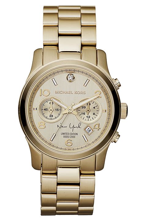 michael kors gold plated bracelet watch|Michael Kors gold bracelet women.